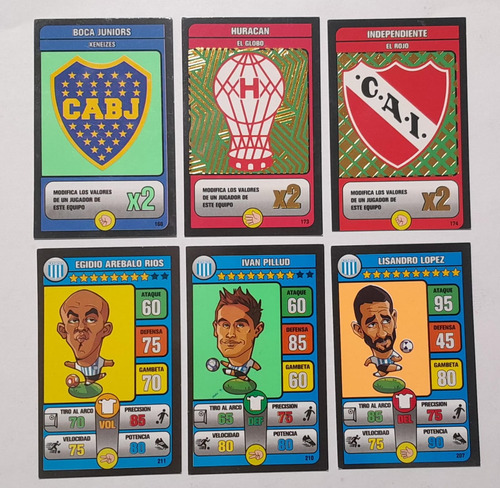 Figuritas Superliga Argentina De Fútbol Lote X 10 A Elección