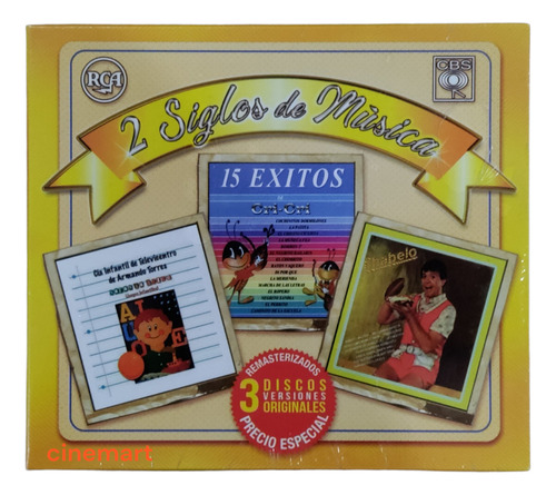 Cri Cri Chabelo Cia Infantil 2 Siglos De Musica 3 Cd's