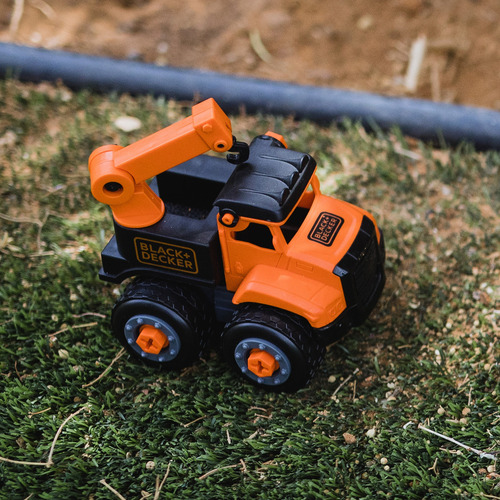 Camión Grúa Remolque Construcción Desmontable Black+decker