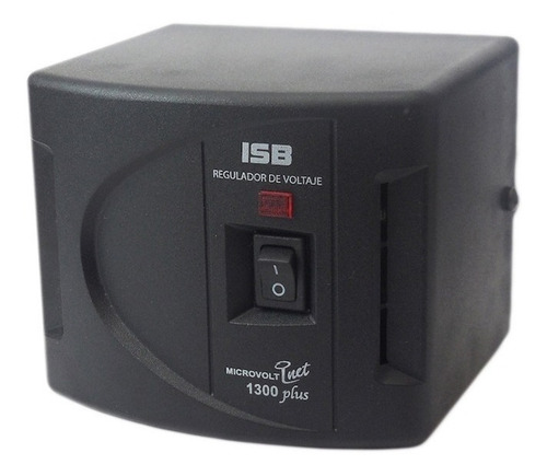Imagen 3 de 3 de Regulador de voltaje Sola Basic Microvolt Inet Plus DN-21-132 1300VA entrada de 100V/127V y salida de 120V negro