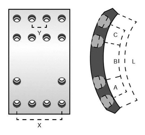 Balata De Block Freno Trasero Amb International 4300 2007