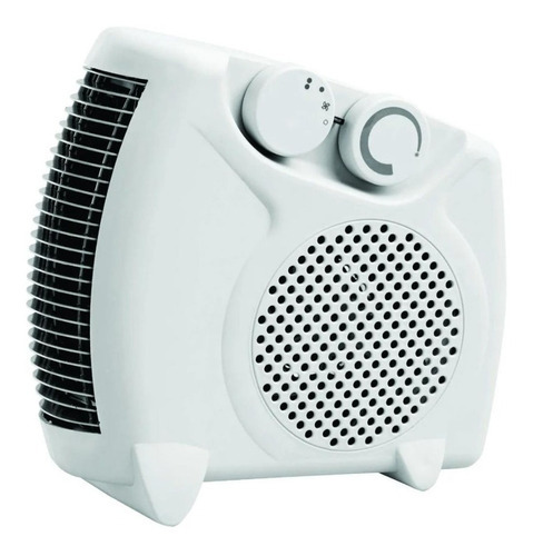Caloventilador Futura 2 Posiciones Convector De Piso Color Blanco