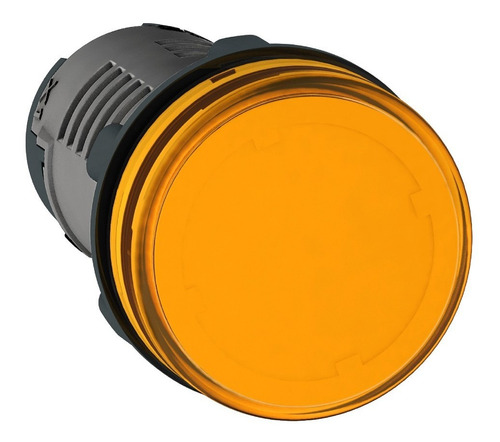 Baliza monobloque de plástico amarillo de 22 mm y 24 V - Schneider