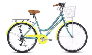 Bicicleta De Paseo Best Aro 26 Verde/limon