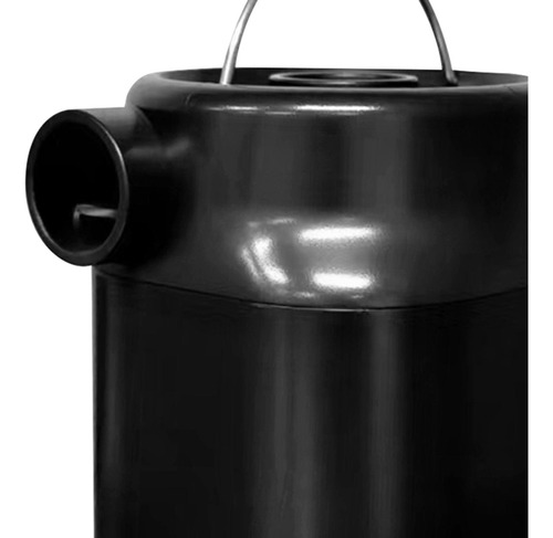 Bomba De Aire Eléctrica Compacta Para Equipos Negro