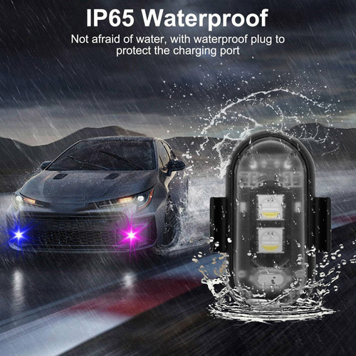 12 Luces Estroboscópicas Led Inalámbricas Con Control Remoto