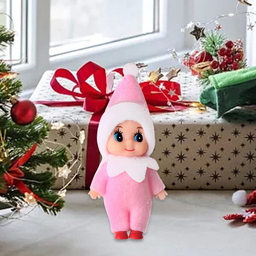 T 5 Pequeñas Muñecas De, Muñecas De Navidad, Lindos Rosa