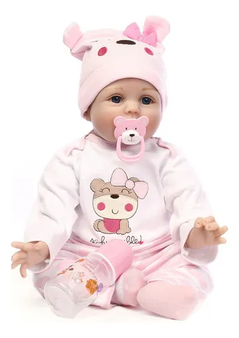 Bebé Reborn Silicona Completa Niño Muñeca Simulado 48cm Npk –