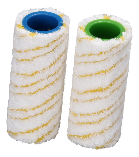 2pcs Rodillos De Microfibra Suministros De Rodillo Amarillo