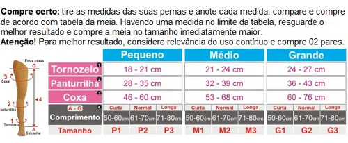 Meia Calça Gestante Sigvaris 20-30mmhg Premium 862 Atm