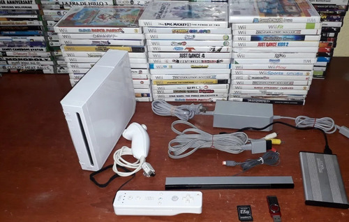 Consola Wii Con Juegos Integrados Memoria Usb 32gb 12 Juegos