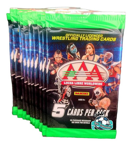 Lucha Libre Aaa Trading Cards Worldwide - 20 Sobres Panini 