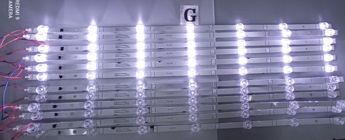 Hd750y1u71 12 Tiras De 7 Leds Hisense 75a6gr (Usado)