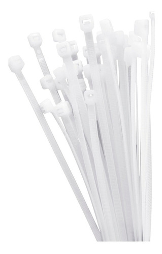 Imagen 2 de 9 de Precinto Plasticos 4.8 X 300mm 100 U Macroled Tecnopoint