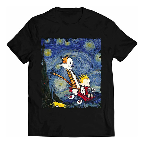 Polera Divertida Vintage De Calvin Y Hobbes