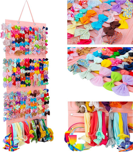 Soporte Para Lazos De Pelo Para Bebés, Colgador De Pinzas Pa