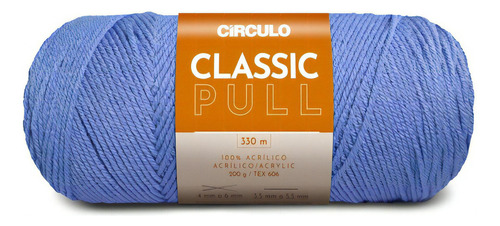 Lã Classic Pull Círculo 200 Gramas Cor 2928 - Azul-médio