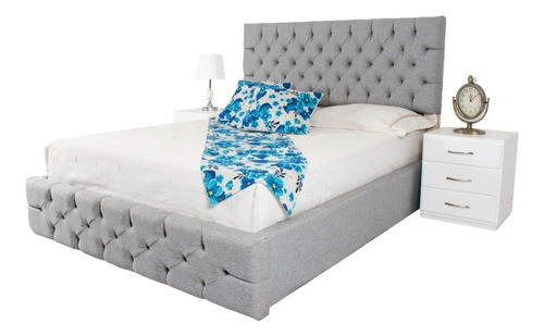 Cama Napoles, Tapizada Muebles Juventud