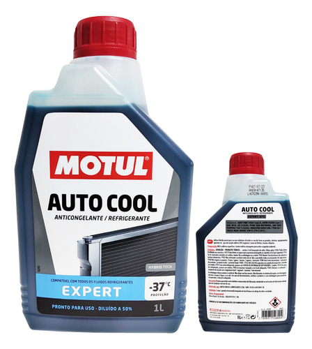 Fluido Radiador 1 L Motul Autocool Expert -37 Anticorrosivo
