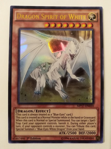 Dragon Spirit Of White - Ultra Rare     Mp17