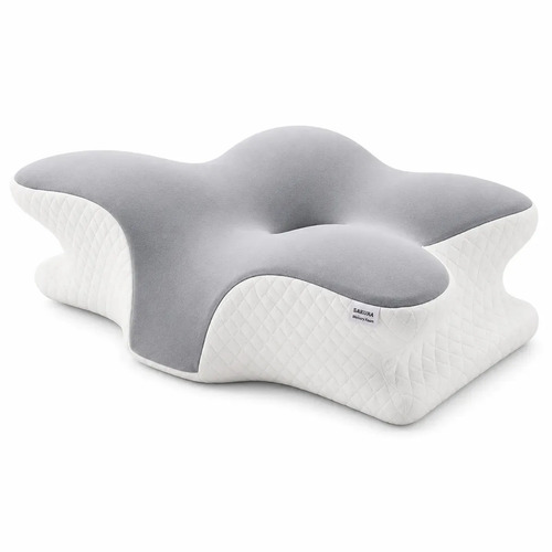 Travesseiro Cervical Ergonômico em Espuma Viscoelástica para Dormir S-5431 VT Abranuv
