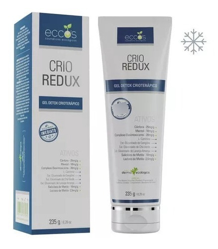 Crio Redux Eccos Cosméticos Gel Crioterápico Detox 235g