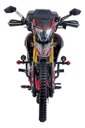 Motocicleta Doble Propósito Vento Crossmax 300 Rally Gris Oscuro