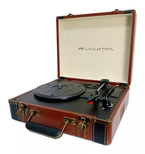 Tocadiscos Winco W-407 Vinilo Bluetooth Vintage Oferta 6 Cuo
