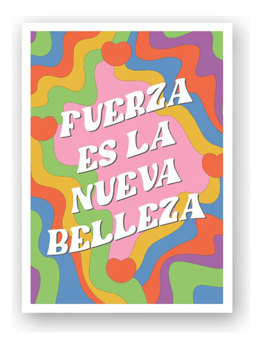 Poster Imprimible Fuerza Es La Nueva Belleza Girl Power