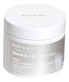 Mary&may Vitamin B, C, E Cleansing Balm 120g Balsamo Facial