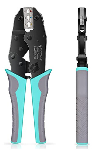 Crimping Tool For Heat Shrink Connectors - Ratcheting W...