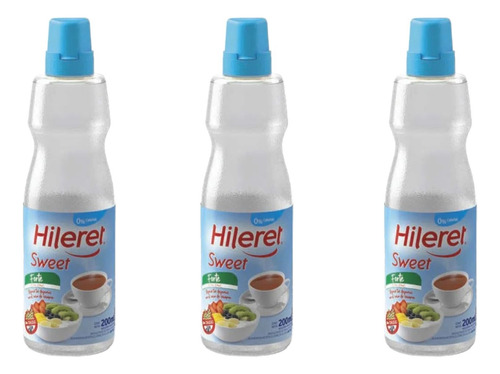 Edulcorante Hileret Sweet Forte Liquido 200ml Sin Tacc X3