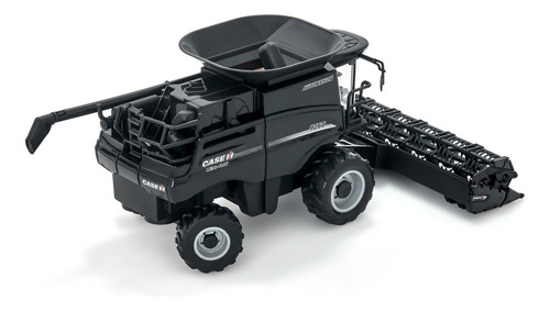 Brinquedo Trator Colheitadeira De Grãos Axial Miniatura Case Cor Preto