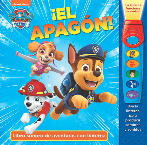 El Apagon. Libro Con Linterna Patrulla Canina. Fab, De Patrulla Canina. Editorial Pi Kids, Tapa Dura En Español