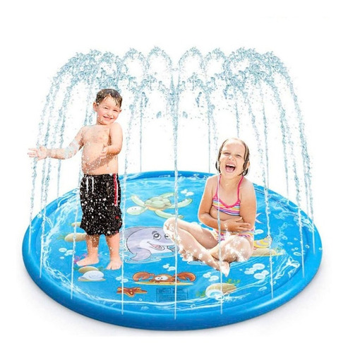 Alfombra Agua Piscina Xl Niños Cascada 170 Cm 