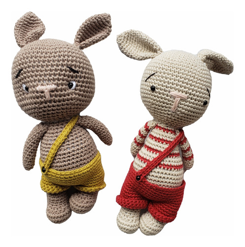 Conejito Grande Amigurumi Tejido Al Crochet Faisaflor