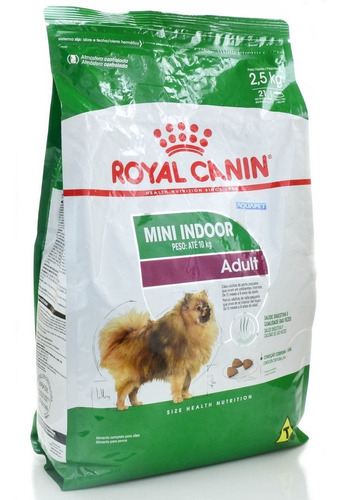 Ração Royal Canin Mini Indoor 2,5kg  Cães Adultos