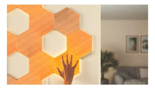 Nanoleaf Elements Kit De Inicio De Hexágonos De Color Café