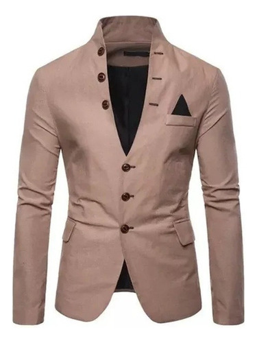 Blazer Saco Delgado For Hombre Slim Fit Cuello Alto