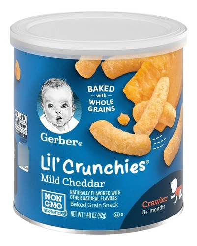 Gerber Lil Crunchies Mild Cheddar