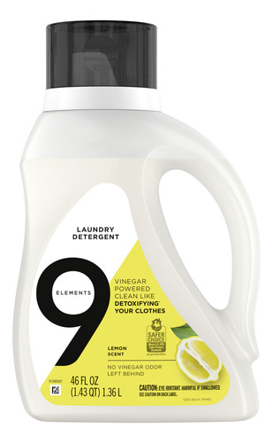 Detergente Líquido 9 Elements Lemon 1,3l