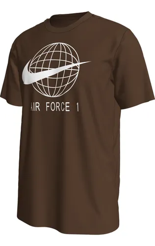 Playera Para Hombre Nike Sportswear Con Gr fico Caf Env o gratis