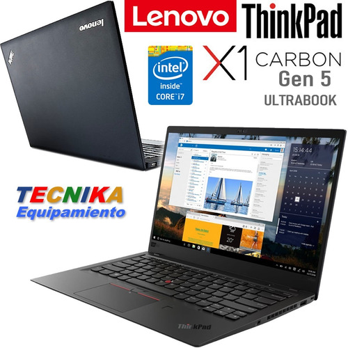 Imagen 4 de 8 de Notebook Lenovo Thinkpad X1 Carbon 5 Gen I7-7500u 8gb 256ssd