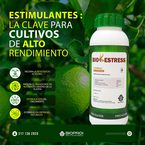 Bioproi Foliar 2 Fertilizante Líquido Para Caña De Azúcar