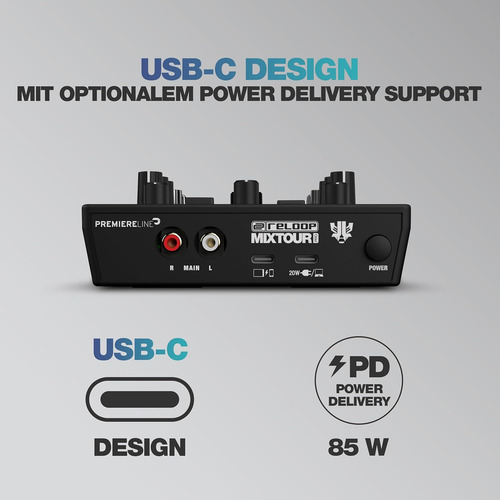 Reloop Mixtour Pro High-quality, Ultra-portable, All-in-o...
