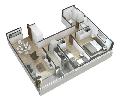 Venta Apartamento 1 Dormitorio Cordon Terrazas De Magallanes