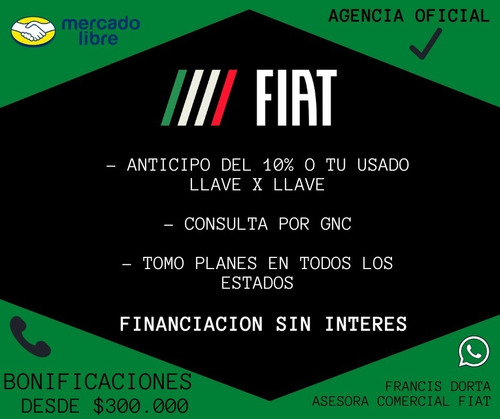 Cronos 0km 2021 Plan Gobierno Nacional Credito Prendario F-