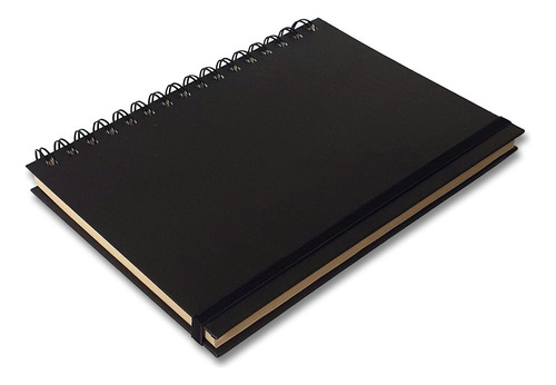 Cuaderno Libreta Ecológico Negro 15x21cm Tapa Dura 100 Hojas