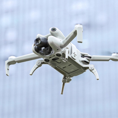 Trem De Pouso Dobrável Para Drone Dji Mini 4 Pro - Sunnylife Cor Cinza