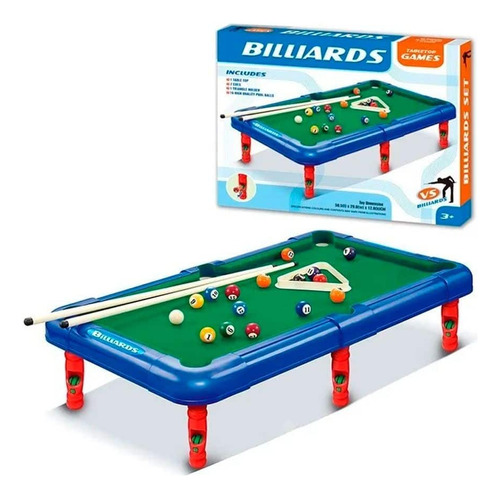 Juego Mini Mesa D Pool P/ Niños +3 Años Billiards